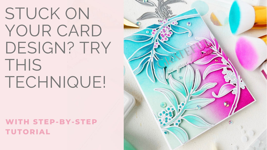 The Tone-on-Tone Technique for Balanced Card Designs | Kathleen Schmelz