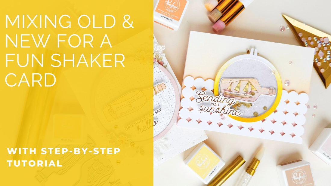 Message in a Bottle Shaker Card | Kathleen Schmelz