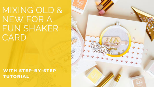 Message in a Bottle Shaker Card | Kathleen Schmelz