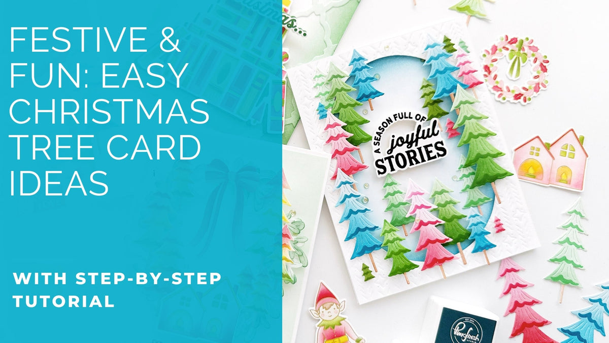 Festive & Fun: Easy Christmas Tree Card Ideas | Raquel Arribas