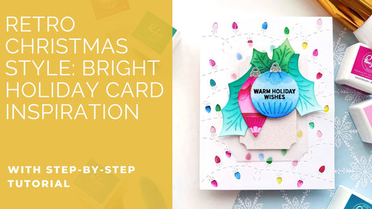 Retro Christmas Style: Bright Holiday Card Inspiration | Steph Guse
