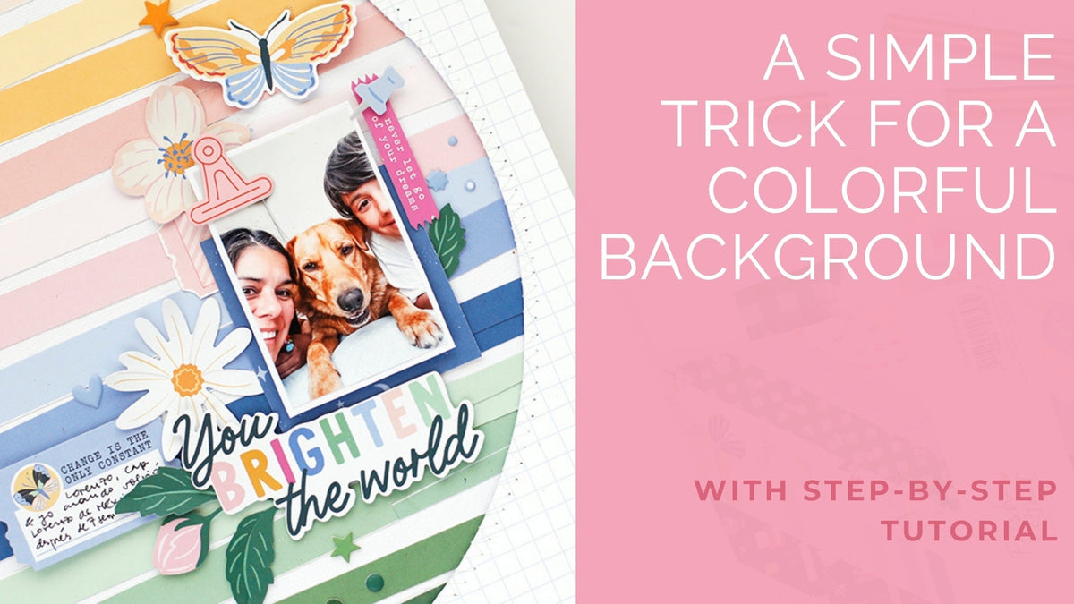Creating a Playful Striped Background with Fresh Start