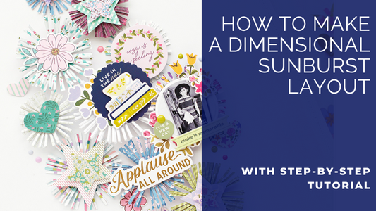 Adding Small Sunbursts to your Layout | Eva Pizarro