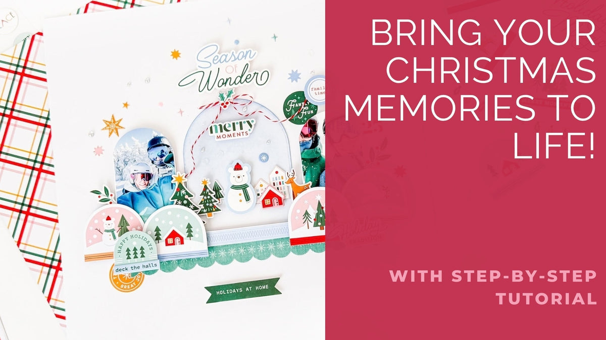 Creating a Winter Scene with Snow Globes