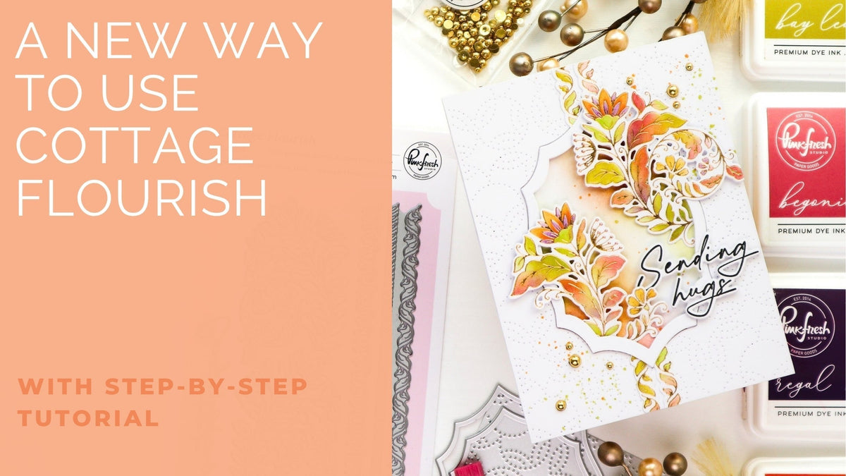 Rearranging Cottage Flourish for a Fall Card