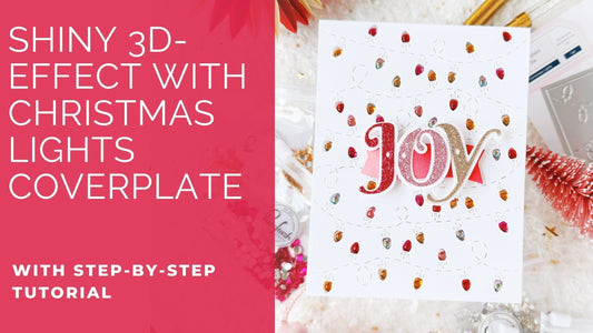 Shiny 3D-Christmas Lights Effect with Clear Drops | Kathleen Schmelz