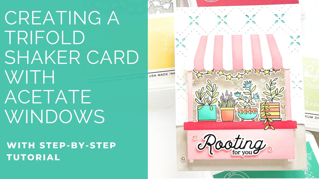 Trifold Shaker Card with Acetate Windows | Jody Morrow
