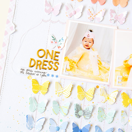 2 layouts featuring Simple & Sweet | Jung AhSang
