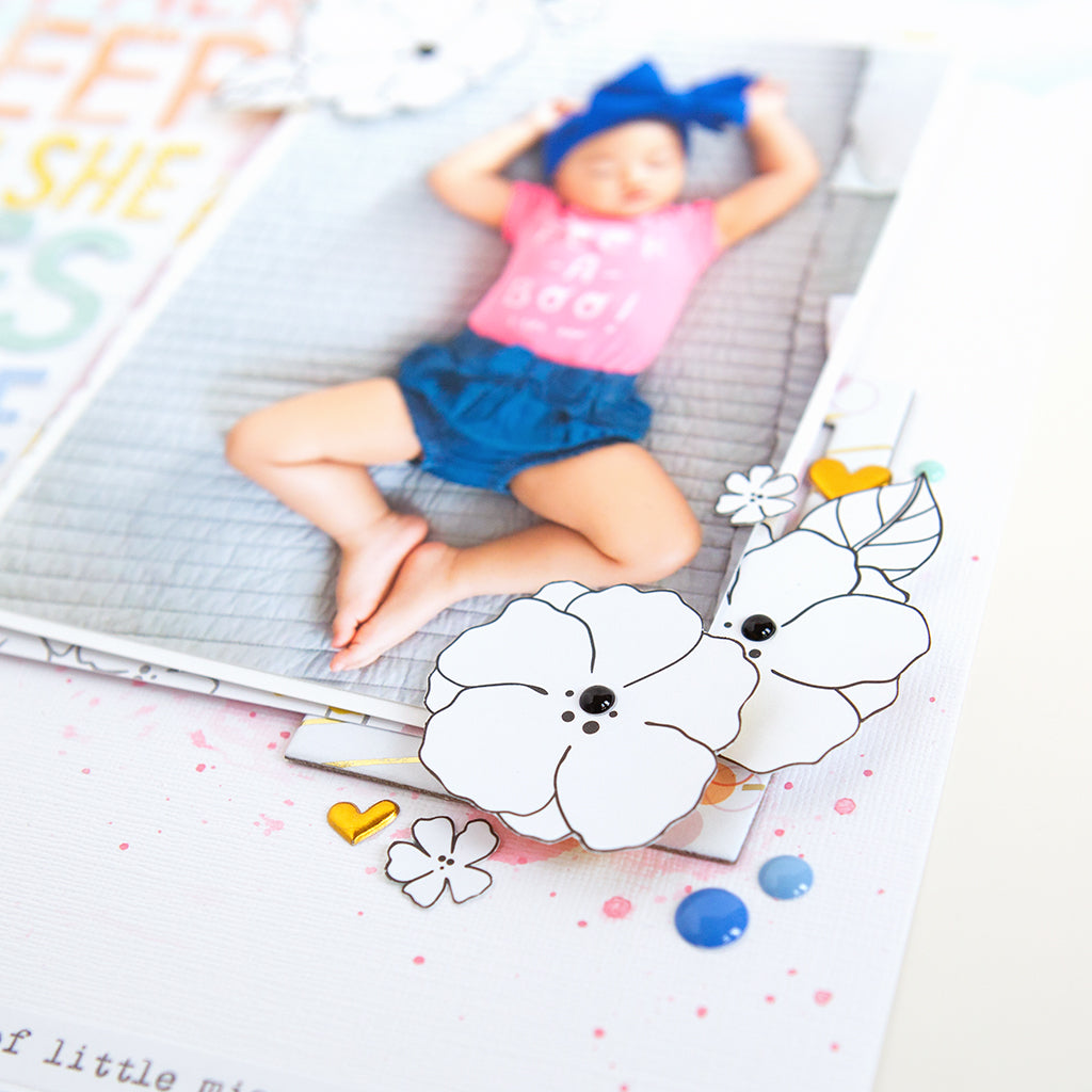 Simple & Sweet rainbow layouts