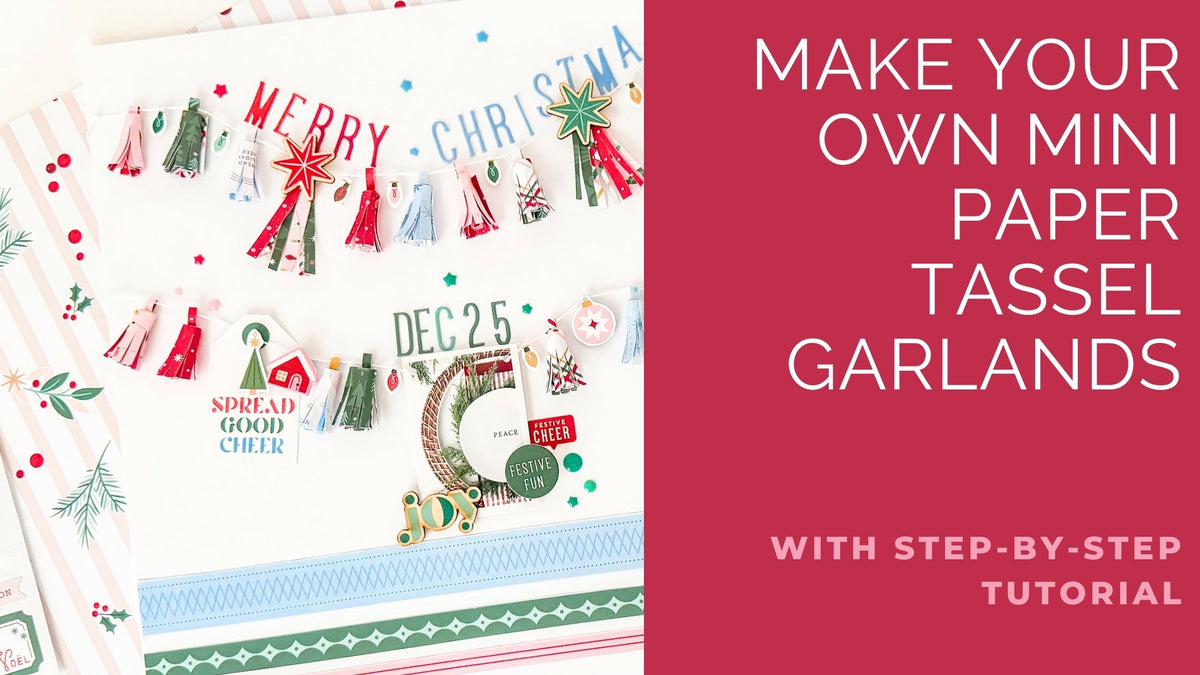 Creatig Festive Paper Tassel Garland with Festive Fun