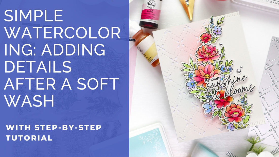 Simple Watercoloring: Adding Details After a Soft Wash | TaeEun Yoo