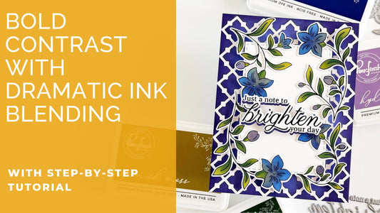 Bold Contrast with Dramatic Ink Blending | Jody Morrow