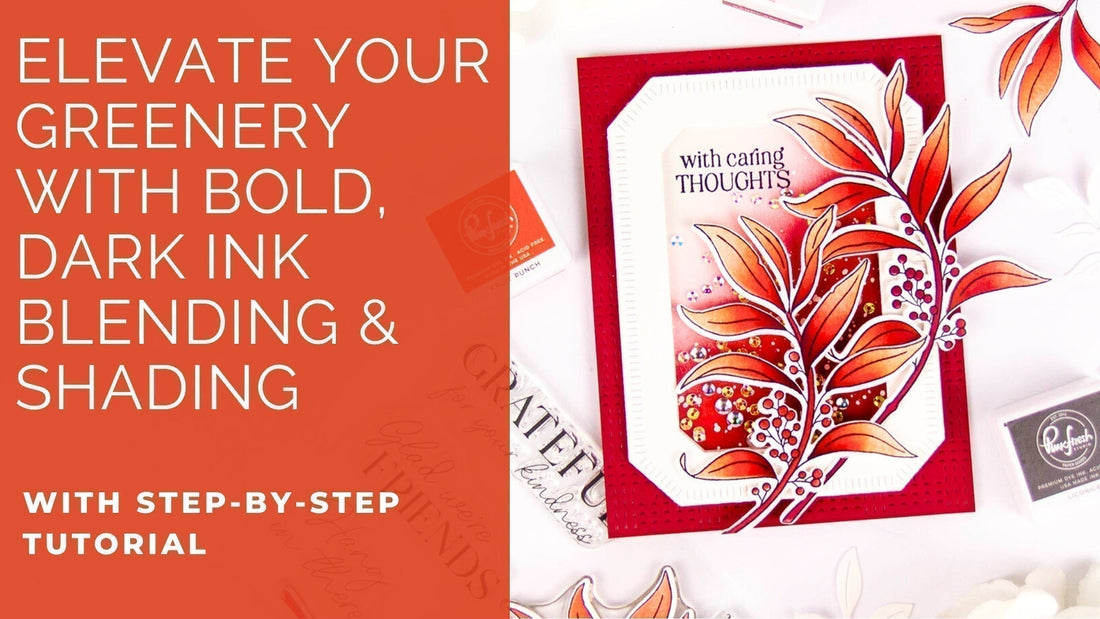 Elevate Your Greenery with Bold, Dark Ink Blending & Shading | Rachel Alvarado