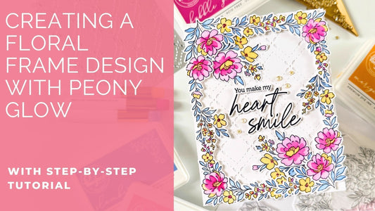 Creating a Dimensional Floral Frame with Peony Glow | Dana Kirby