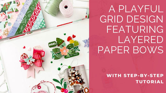 Grid Design Layout with Bows and Banners | Susi Becerra