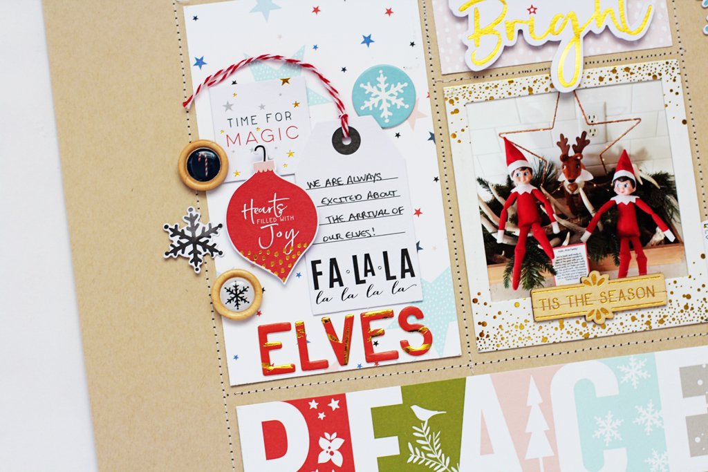 Two Holiday Inspired Layouts Using the December Days Collection