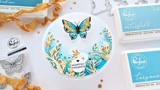 Turquoise Butterfly Garden | Anne Fiene