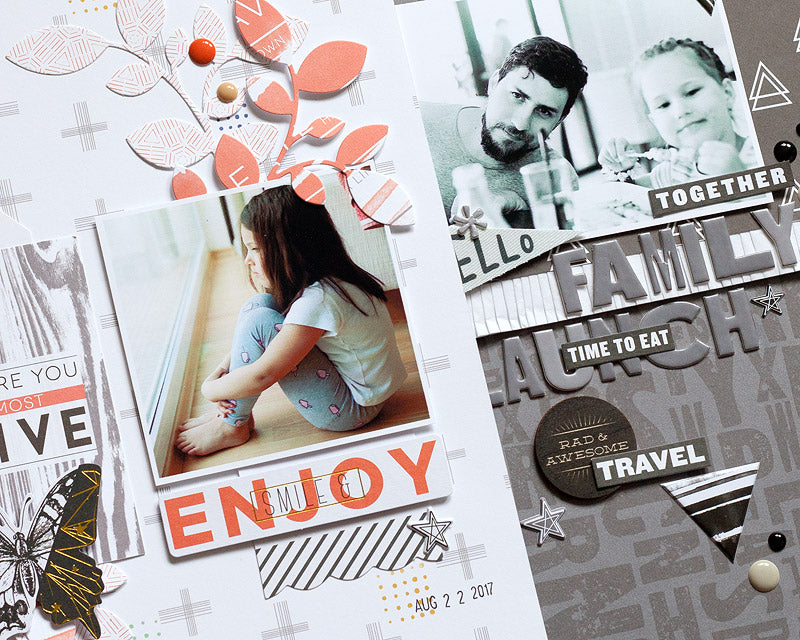 Monochrome layouts with Anna