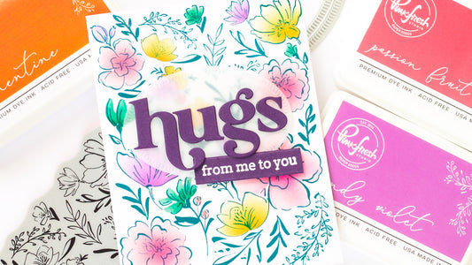 Inky Floral Hugs | Angela Simpson