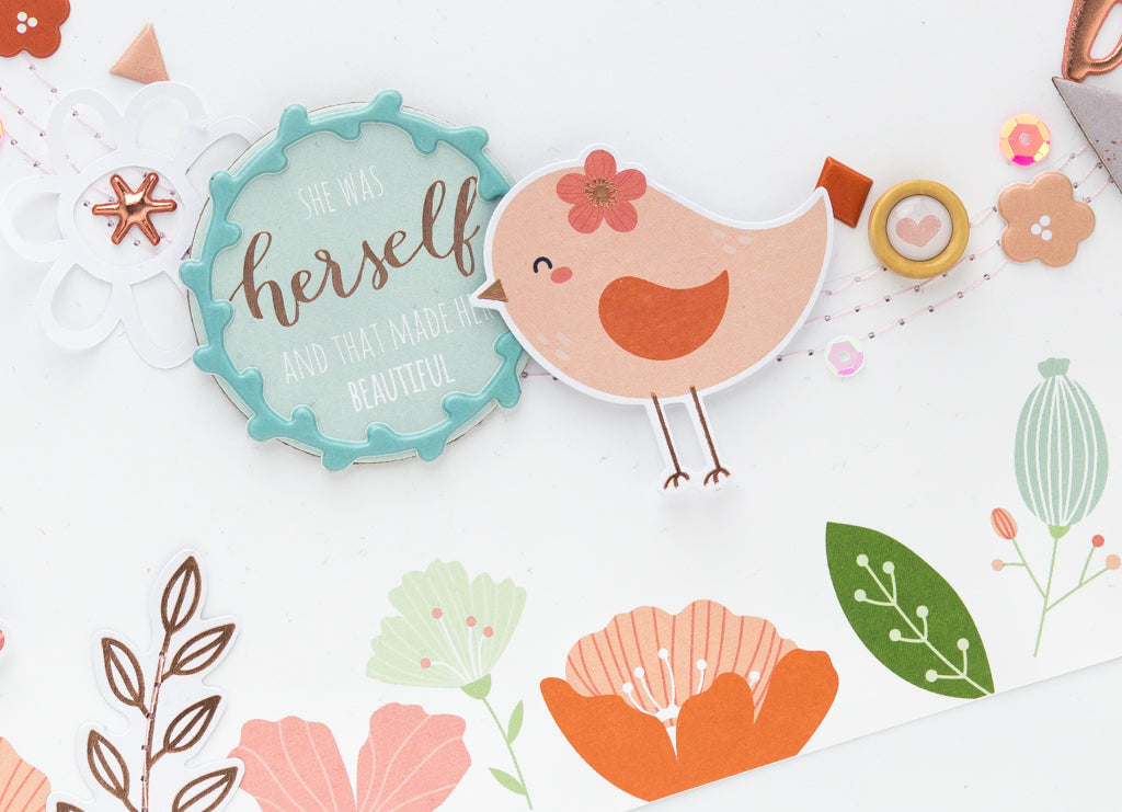 2 layouts using Be You and The Mix No. 2 collection | Bea Valint