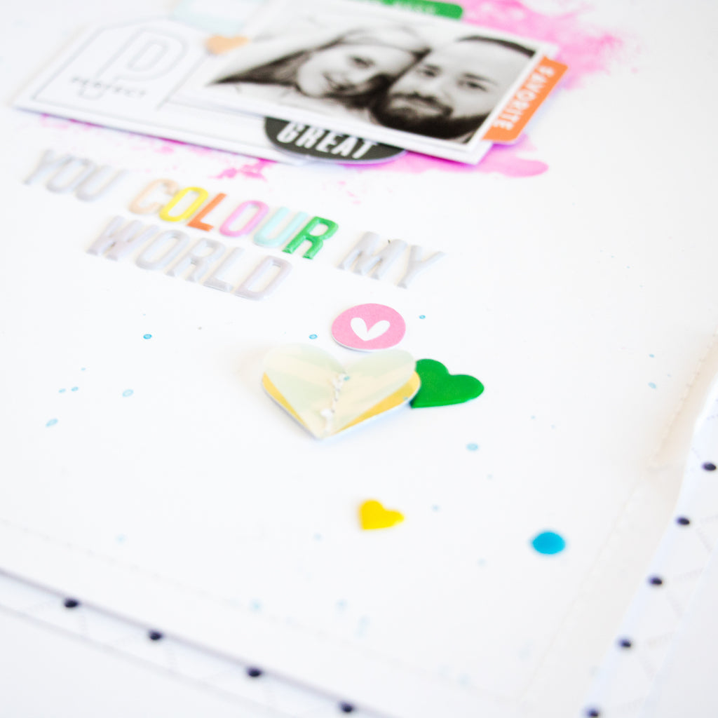 All About the Hearts | The Mix No. 2 & Be You Layouts | Kathleen Graumüller