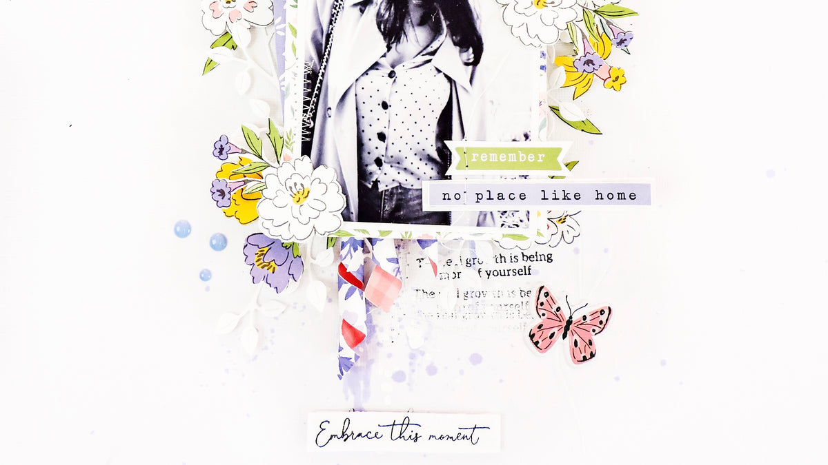 Happy Blooms Layout | Susi Becerra