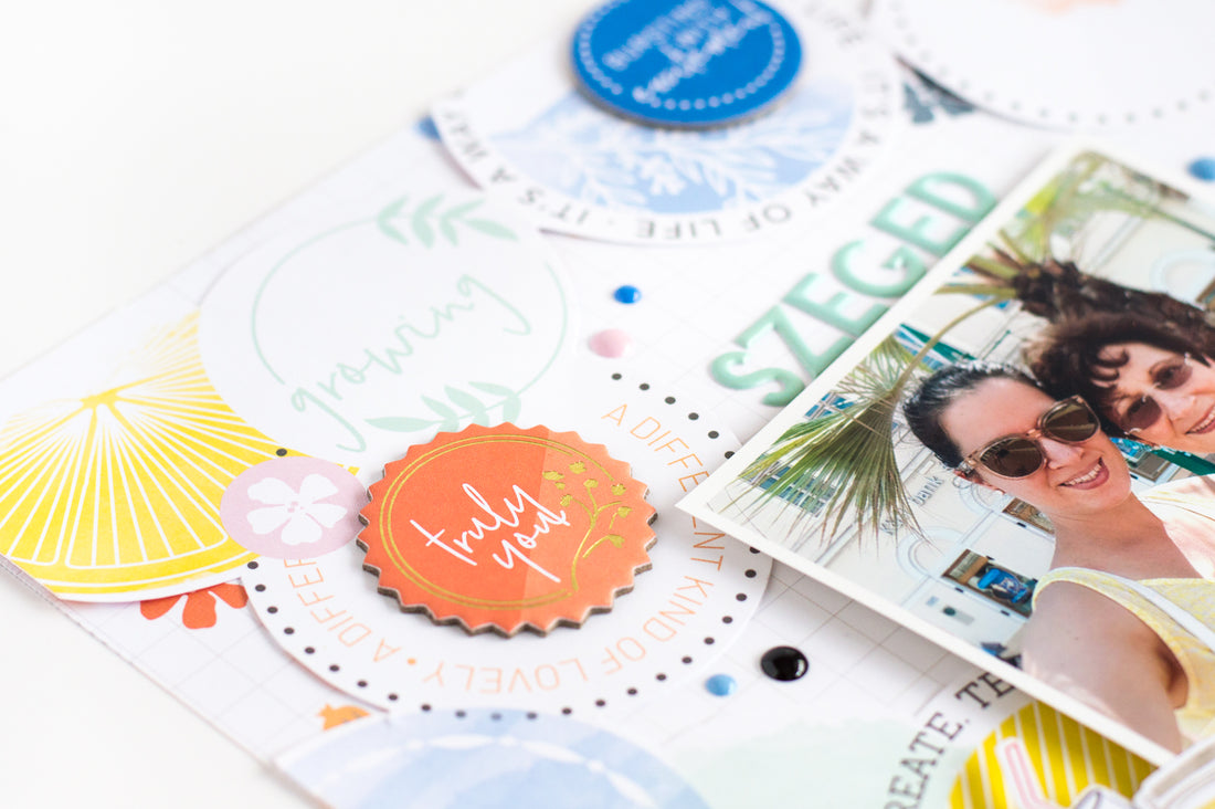 Summer Layouts with Simple & Sweet  | Flora Farkas