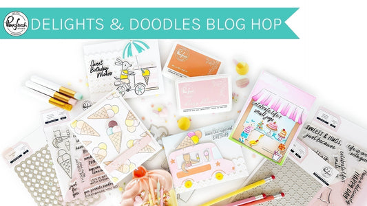 Shop "Delights & Doodles" Release | Stamp, Die, Stencil, & Press Plate!