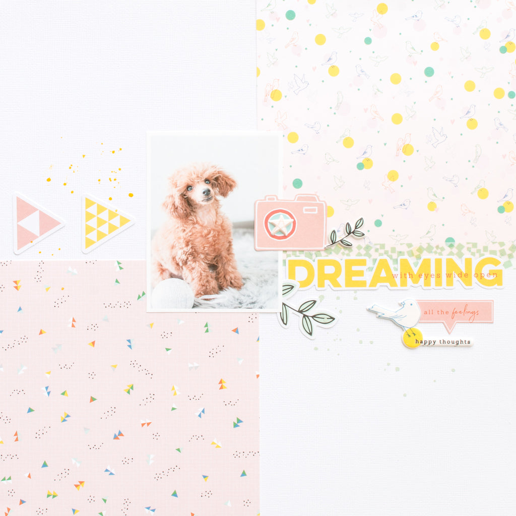 Layout and Traveler’s Notebook spread with Veera