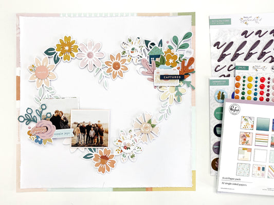 Daisy Heart Wreath with Days of Splendor | Erica Thompson