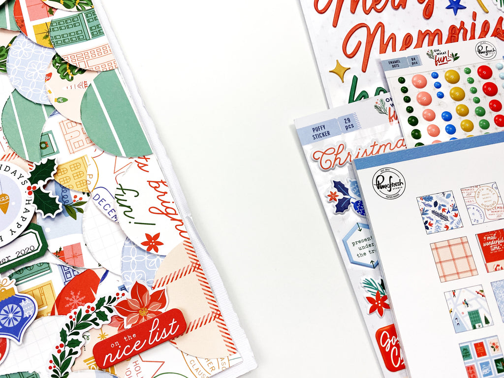 Tis The Season Scrapbook Layout | Erica Thompson
