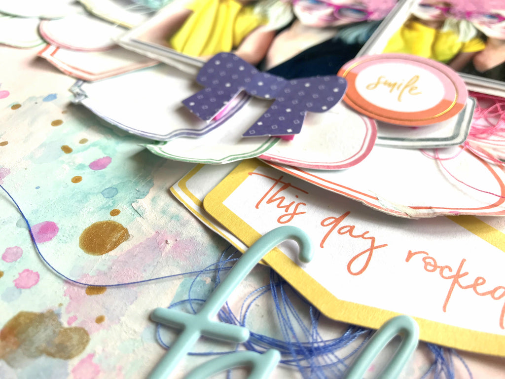 Mixed Media Layouts with Joyful Day | Missy Whidden