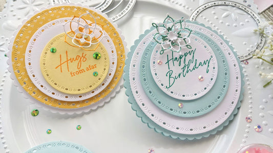 Folk Edge Circle Cards | Anne Fiene