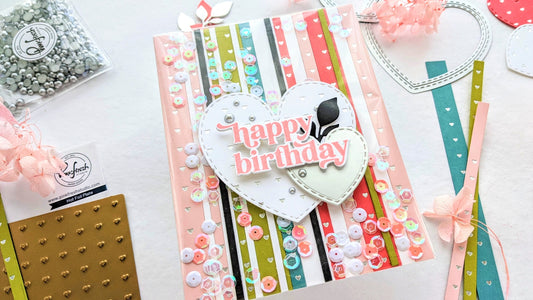 Heart Happy, Birthday Shaker | Anne Fiene