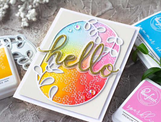 Hello Rainbow Card | Kristina Pokazanieva