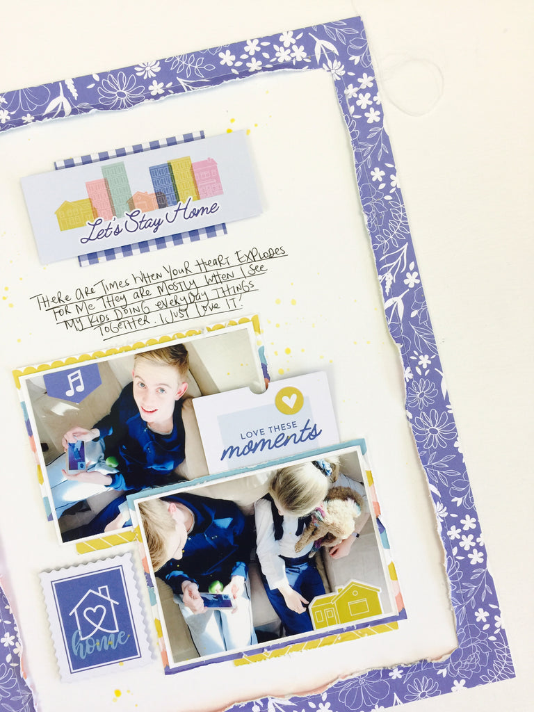 Simple Scrapbooking with Let's Stay Home | Lauren Hender