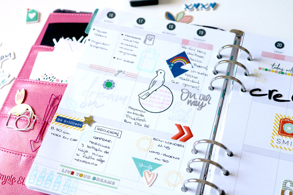 Planning and scrapbooking with Dream On