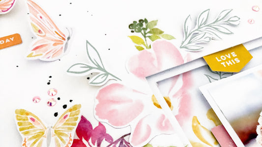 Mixing Happy Heart Collection and Rainbow Floral Washi | Susi Becerra