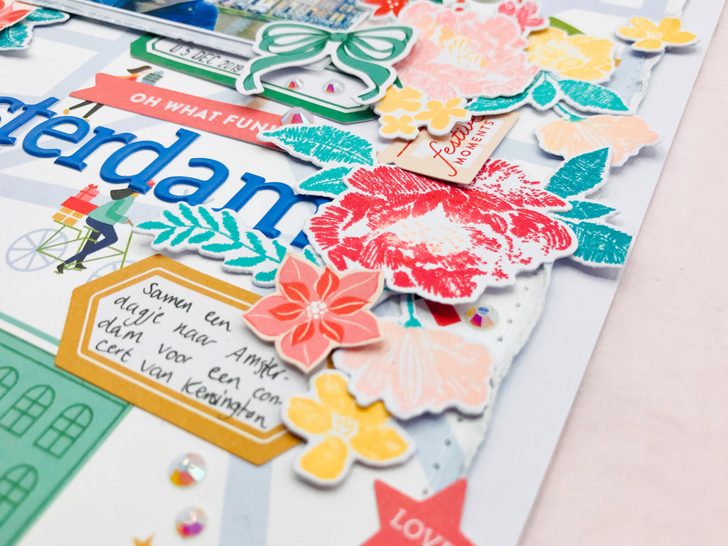 Florals on a winter layout | Else Huinink