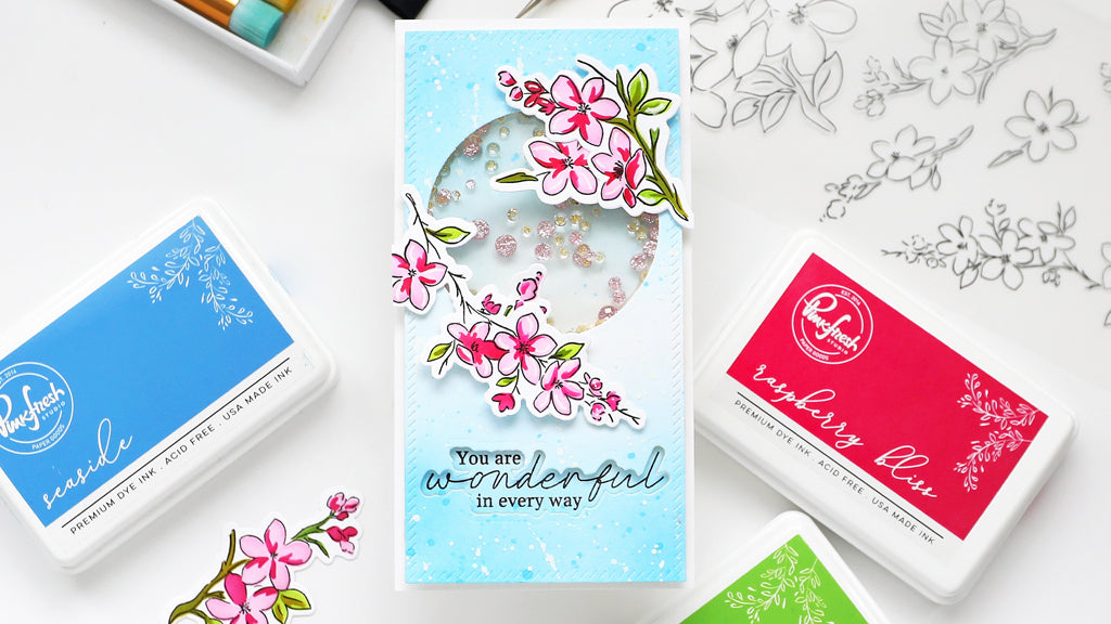 Sakura Shaker Card | Isha Gupta