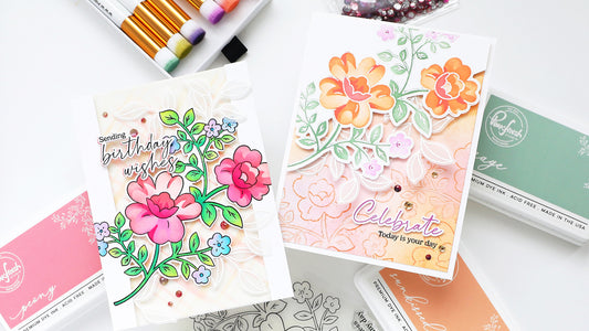 Partial Die-cutting two ways | Isha Gupta