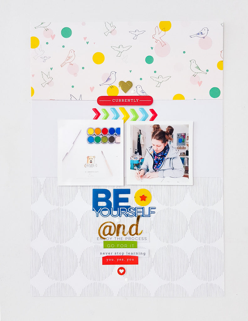 Create title & journaling with embellishments | Mix No.1 - Janna Werner