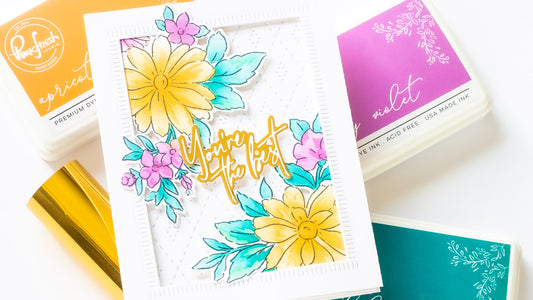 Painted Daisies Card | Angela Simpson