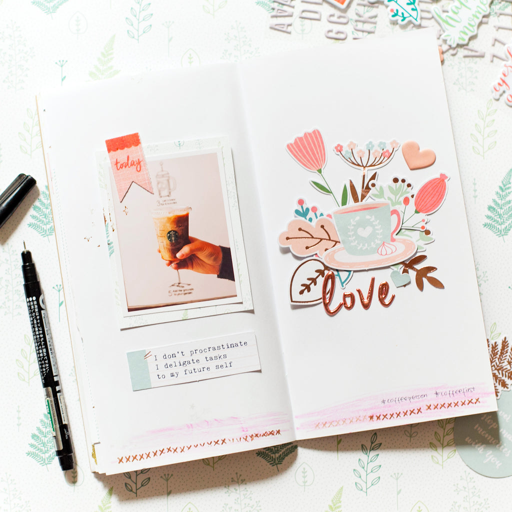 Be You | Travel Notebook Spreads | Evelyn Yusuf