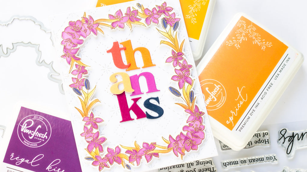 Lily Frame Thank You Card | Angela Simpson