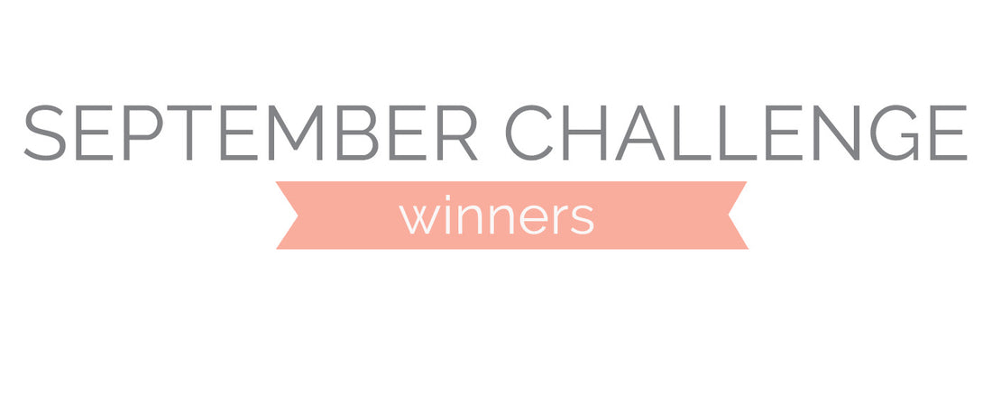 September 2019 Challenge Winners & Top 3