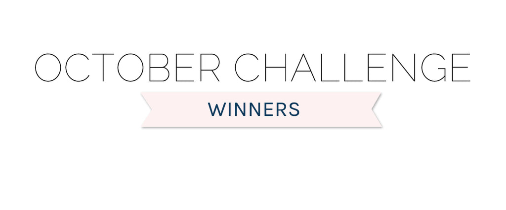October 2020 Challenge Winners & Top 3