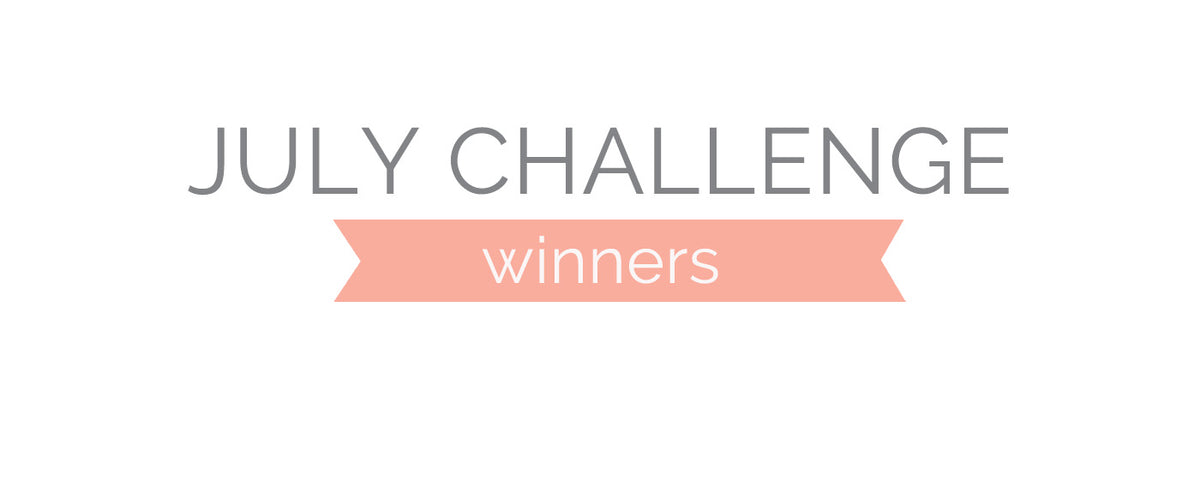 July Challenge Winners and Top 3