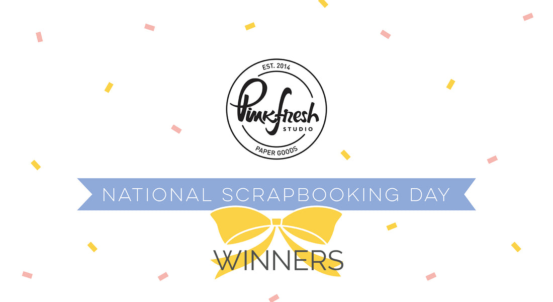 National Scrapbooking Day Winners