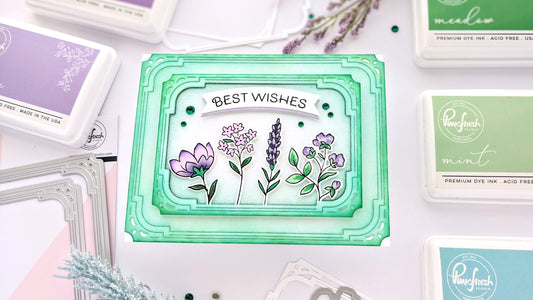 Ornately Framed Best Wishes | Anne Fiene